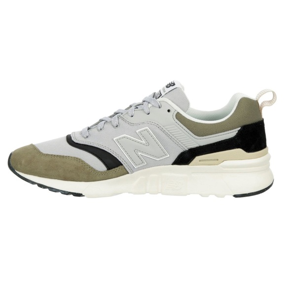 New Balance 997H CORDURA Gray/Olive Green Men's Suede Athletic Running Shoes - Picture 2 of 7